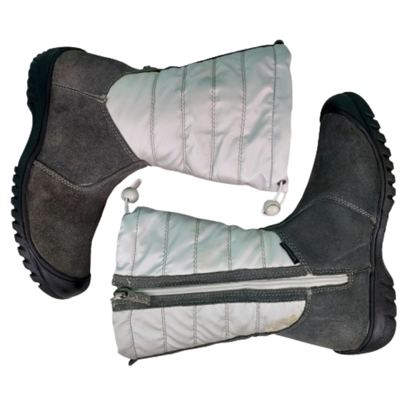 Sporto Ellie Grey Suede quilted waterproof insulated boots, women's size 8M,grey - Picture 6 of 9